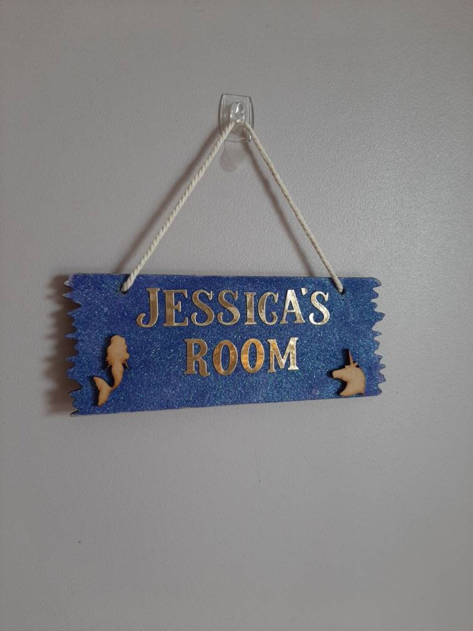Personalised Girls bedroom door hanging sign girls bedroom Etsy