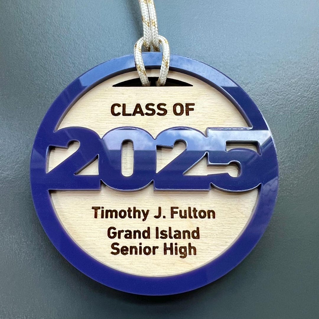 Personalized Class of 2025 Senior Commencement Graduation Ornament ...