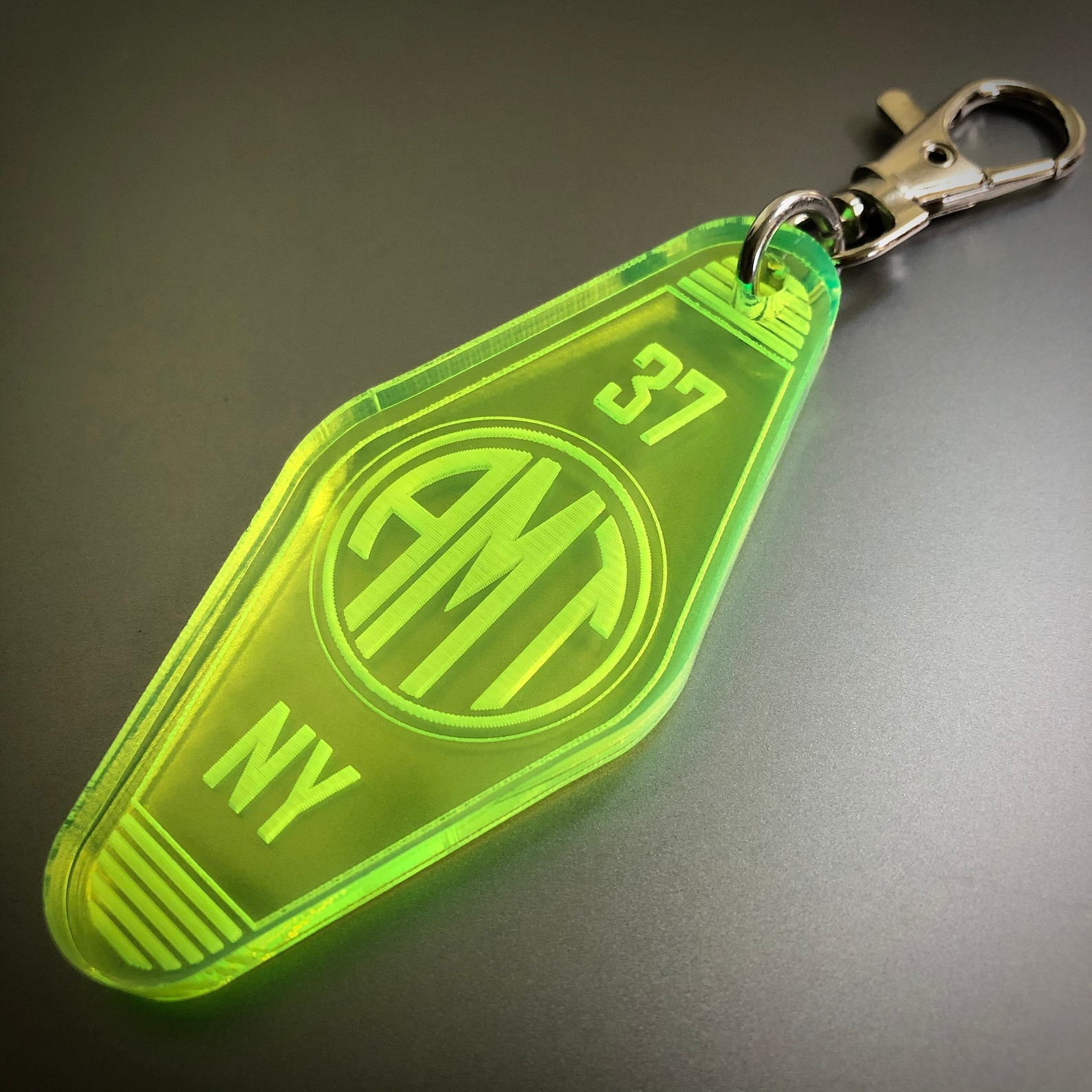 Vintage Motel Keychain Hotel Monogram Personalized Etsy Canada