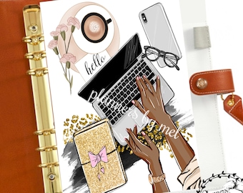 Funda Planner Girl, inserto para agenda PM, MM y GM, funda para planificador, tamaño A5, planificador personal