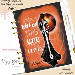 Wicked Fashion Fall Planner Dashboard Insert /Cover PM MM GM, A6, Half Page, A5, Personal Planner,Happy disc planner, Designer Agenda insert