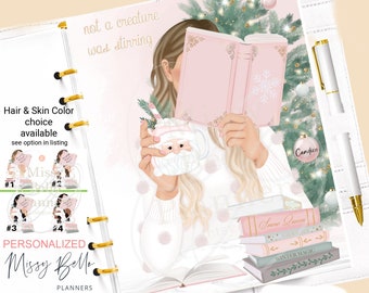 Winter Cocoa Christmas Binder Dashboard insert Or Cover set For Your Personal Planner fits ,PM, MM ,GM, A5 A6, Erin Condren & Happy Planner
