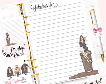 PRINTED Boss Babe Planner Inserts Pages | A5 | Personal Size | Filofax | Mini