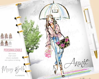 Rainbow day is life Planner Dashboard Insert / Cover PM MM Agenda, Planner Cover, A5 Dashboard, Personal Planner & Travelers