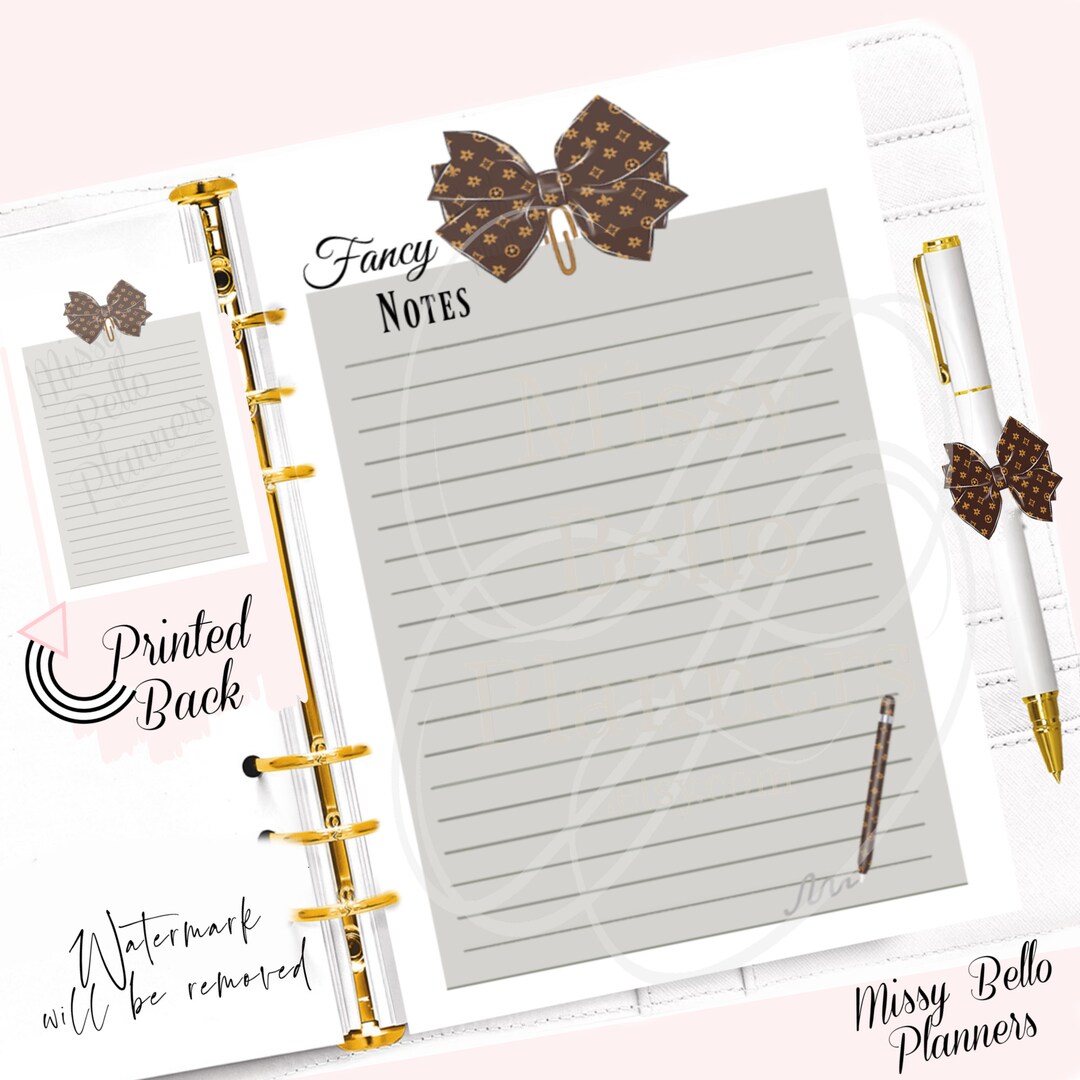 PRINTED Paper Refill Planner Insert Pages for Your A5, A6, MM, PM ...