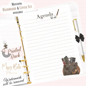 Pocket Size Refill for LV PM Agenda Mix of 7 Designs 70 