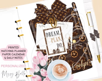 Planner Girl Cover, Dashboard Insert for PM MM GM Agenda, Planner Cover, A5 Dashboard, Personal Planner, a6, happy planner, half page
