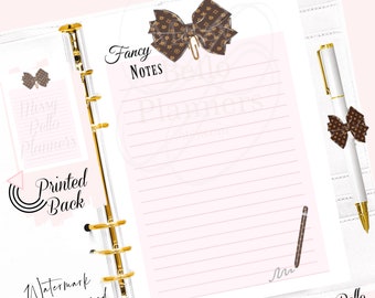 PRINTED Paper Refill Planner Insert Pages for your A5, A6, MM, PM, Personal, Happy Planner, Designer Agendas & more!