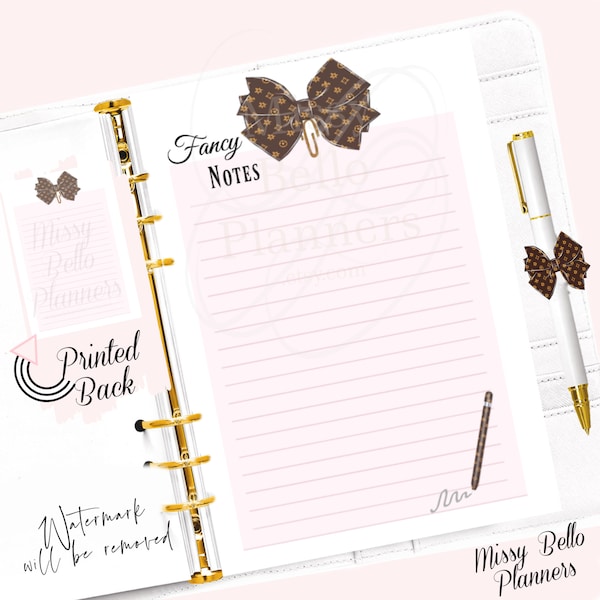 PRINTED Paper Refill Planner Insert Pages for your A5, A6, MM, PM, Personal, Happy Planner, Designer Agendas & more!