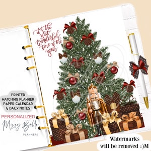 Christmas 2022 Fashion Covers 2022 Fashion Christmas Planner Insert Dashboard Or Cover Set | Etsy