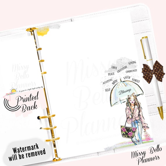 Buy PRINTED Blessings in the Storm Planner Inserts Pages A5 A6 Online in  India 