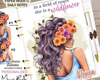 Planner Girl Agenda Insert Dashboard eller Omslagsset För Din Planner, Personlig, Pm, Mm, A5, Ringpärm, Erin Condren & Happy Planner