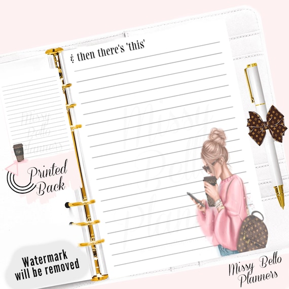 Mini Classy 3 Ring Index Planner Refill, 06 to Do