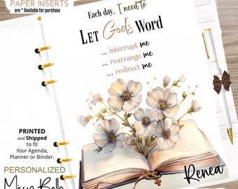 Bible Study, Faith in God Planner DASHBOARD INSERT 0R Cover Set, For Your A5, A6, Half Page, Mm Agenda, Happy Planner, Pm Agenda