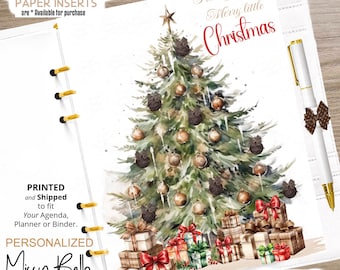 Christmas Planner, Agenda Dashboard Insert or Cover Set for Your Planner in sizes PM, MM, A5, A6, Mini, Personal, Happy Planner