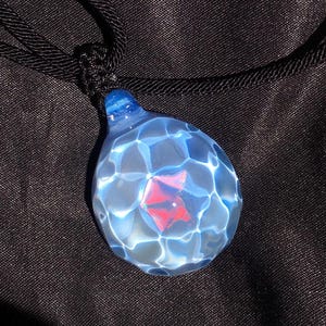 handmade opal water and diy ocean waves pendant, special gift, ocean jewelry,sea water necklace, floating glass and flame working, gift idea