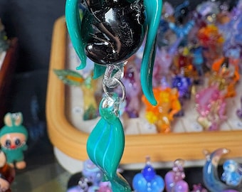Handmade Lampwork Glass Pendant: Queen pony necklace