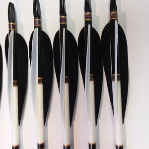 Painted Wooden Arrows With Diamondback wrap