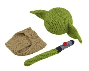Crochet Yoda Outfit Etsy