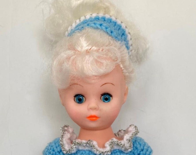 1988 fibrecraft Materials Corp Crochet Sleepy Eyes Doll Collection Etsy