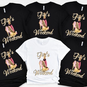Girl's Weekend, FUNNY Women's Tee, Bachelorette Party, Girls Night out, Girls Trip, Therapy Shirt, Girls Trip, Weekend Fun, Ladies Night