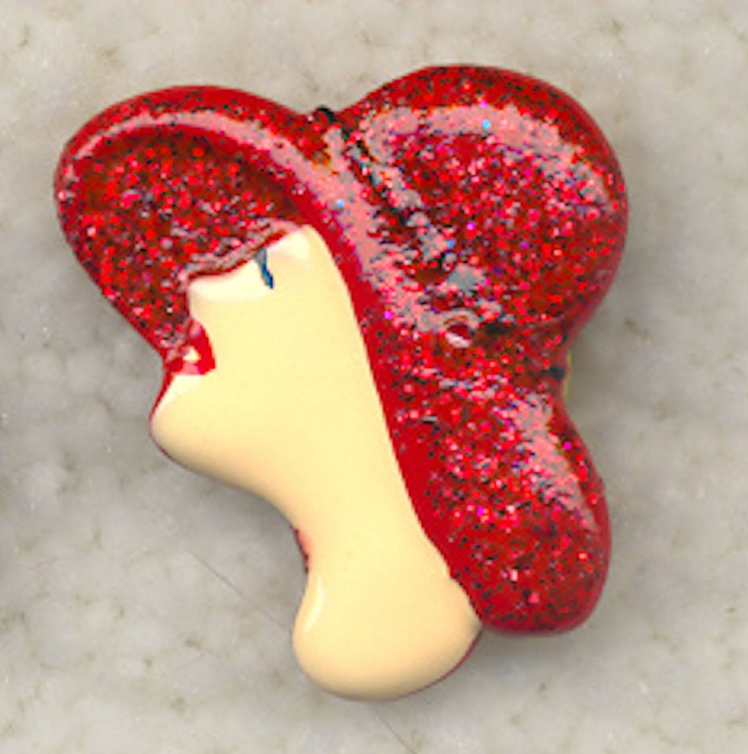 JHB Lady With a Red Hat Pin - Tack Back - Great for Red Hat Society ...