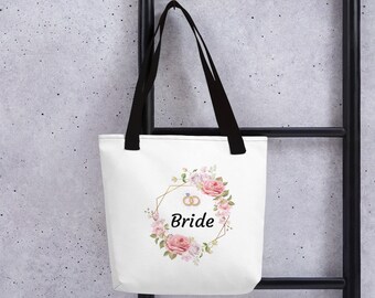 BRIDE Tote Bag, Bridal Party, Future Mrs. Shirts, Engagement, Bachelorette Party Tee, Engaged Gift, Bridal Bag