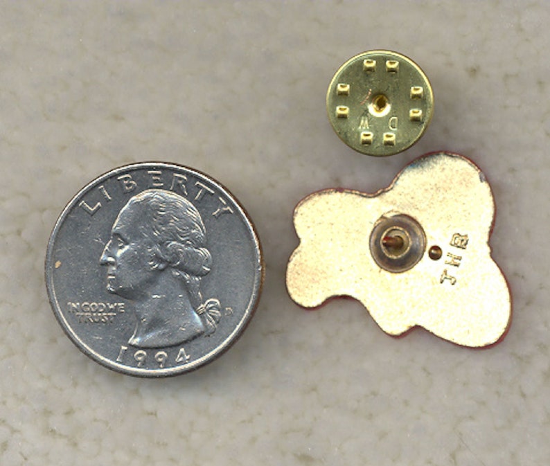 JHB Lady With a Red Hat Pin - Tack Back - Great for Red Hat Society ...