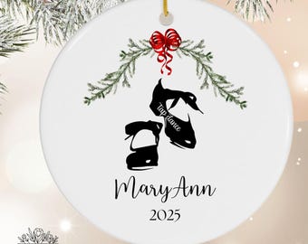 Tap Dance Ornament-Tap Dance Class Secret Santa Gift-Personalized Tap Dancer Custom Bauble-Dance Recital Gift-Dance Teacher Gift-Tap Dancer