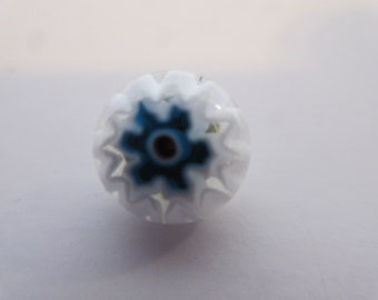 100% handmade lampwork paperweight shape glass button flower design 100% handmade lampwork paperweight shape glass button flower design