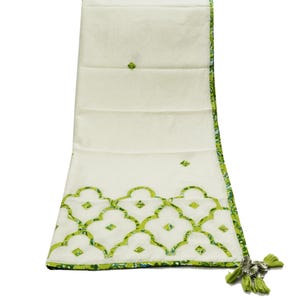 FREE SHIPPING Indian Vintage Off-White Dupatta Long Stole Blend Cotton Printed Patch Indian Scarves Veil Scarf Wrap Hippie Boho Soft Floral
