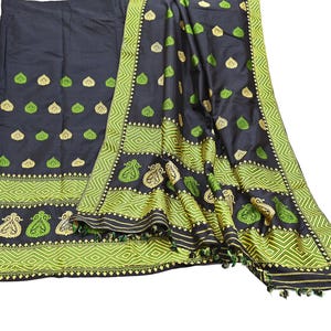 chinese dress ladies Assami Bihu Girl Saree Fancy Dress for Girls main image 1