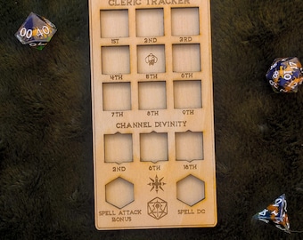 Rastreador de clérigos | Dungeons and Dragons | Juego de rol de mesa | Accesorios de D&D