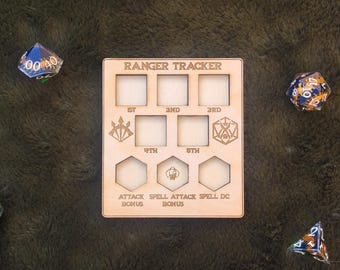 Rastreador de madera para rangers | Dungeons and Dragons | Juego de rol de mesa | Accesorios de D&D