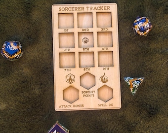 Rastreador de Hechicero de Madera | Dungeons and Dragons | Juego de rol de mesa | Accesorios de D&D