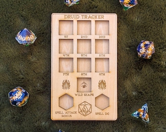 Druid Tracker | Dungeons and Dragons | TTRPG | D&D Accessory