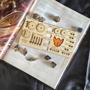 Magnetic Wooden Handmade Class Tracker Paladin | Dungeons and Dragons 2024 | TTRPG Accessory