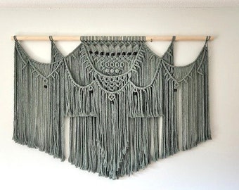 Unique Artwork/ Fibre Macrame Wallhanging