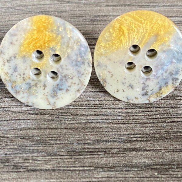 UNIQUE Vintage  button earrings one-off piece   studs repurposed girlfriend mum friend gift  one off