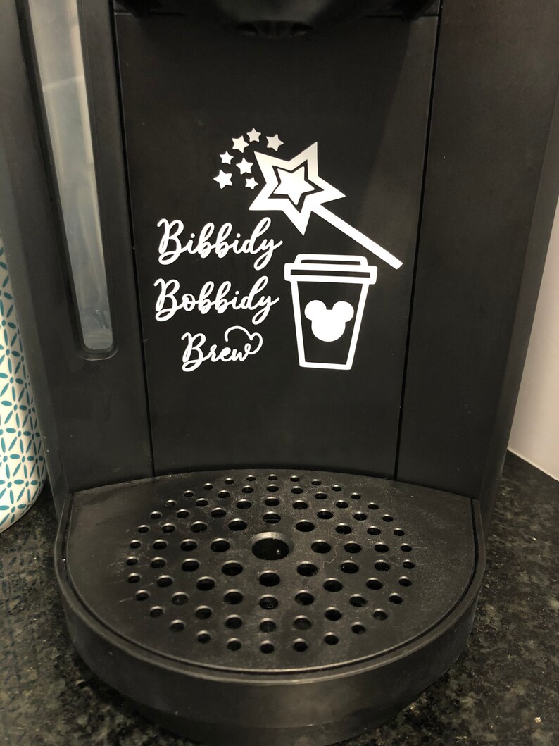 Decal for Coffee Maker Coffee Machine Decal Keurig Stickers Etsy