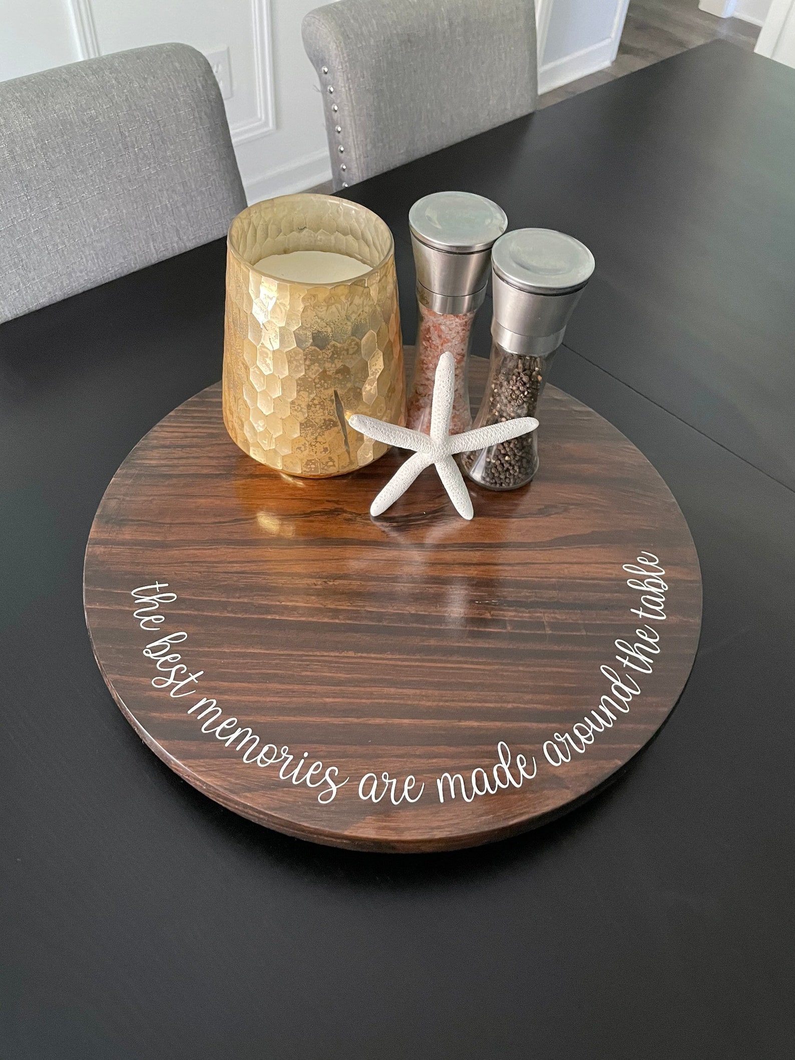 Personalized Lazy Susan The Best Memories are Made Around the Etsy