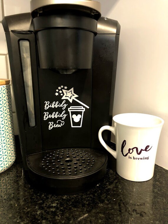 Custom Keurig Coffee Maker Decal, Sticker for Your Coffee Machine 