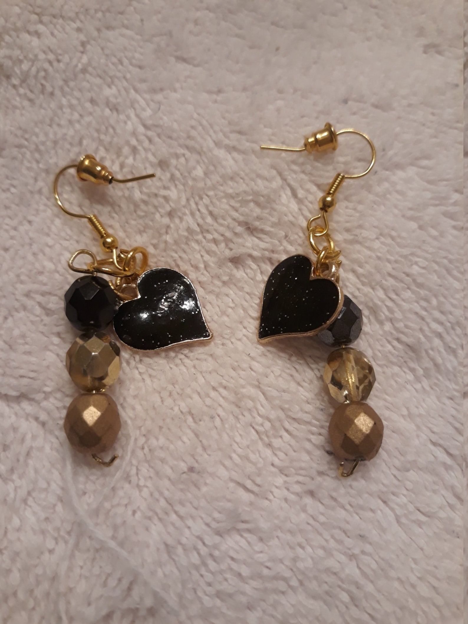 2 ear piercing earrings