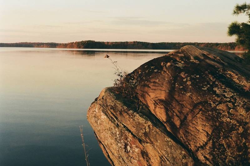 Sunset at Lake Juliette Etsy