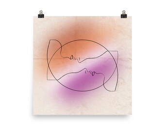 Love is No. 4 - Paper Texture Print - Etsy
