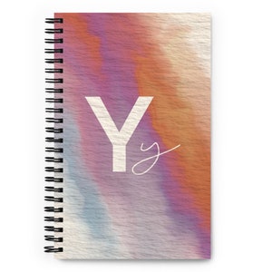 Letter Y Bullet Journal - Regreso a la escuela, diario de meditación, regalo de carta