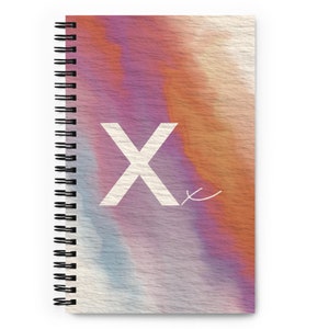Letter X Bullet Journal - Regreso a la escuela, Diario de meditación, Carta de regalo