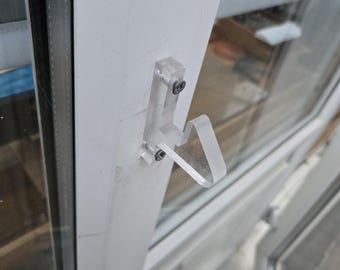 3D Printable Door Hold Back STL – Conservatory / Patio Door Stop Hook – Instant Download