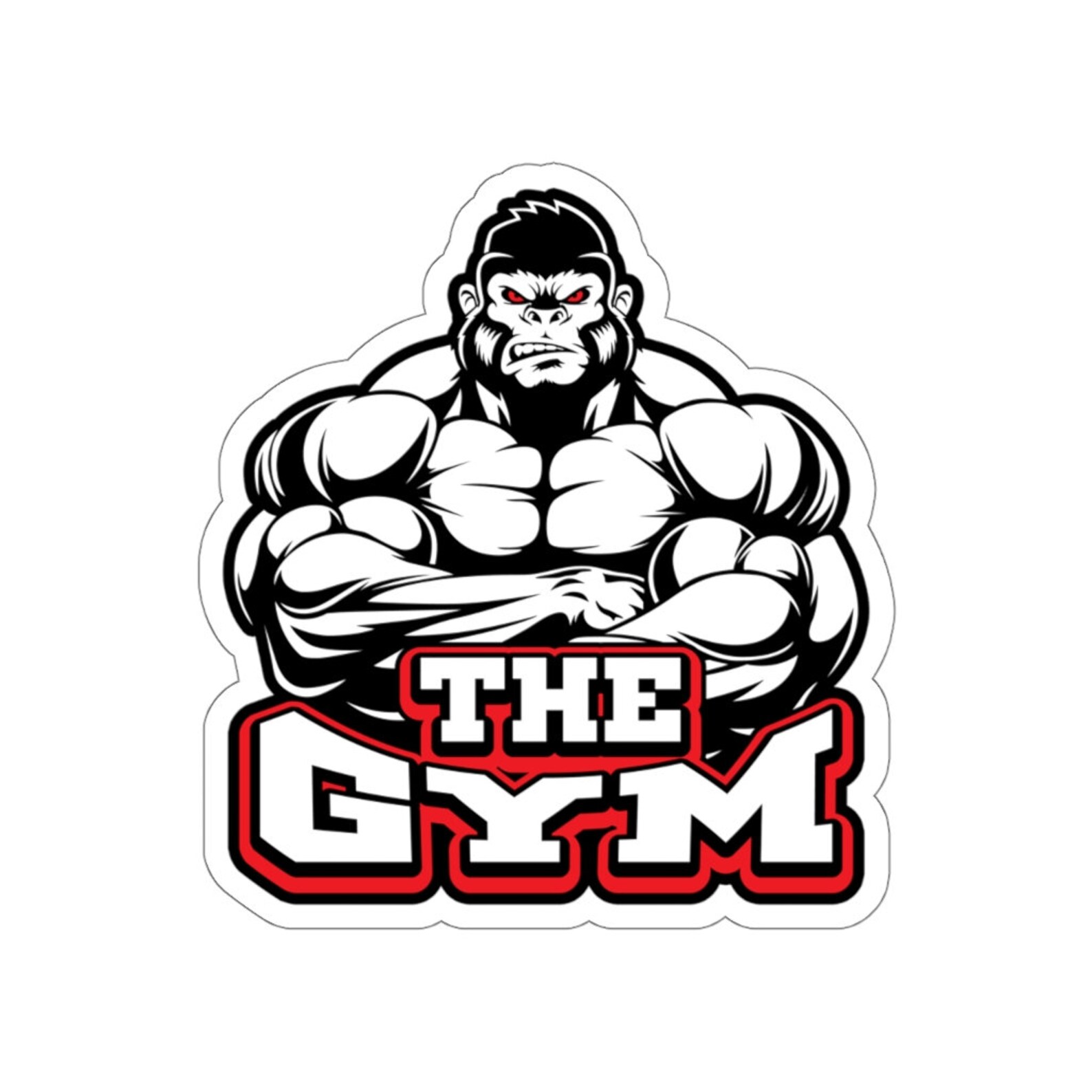 The GYM Sticker Etsy