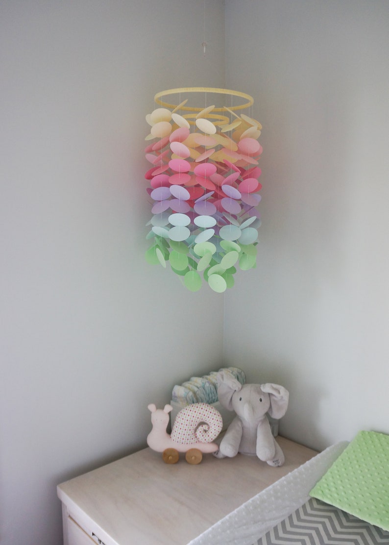 Baby Mobile Girl Nursery Mobile. Hanging Mobile. Nursery Etsy